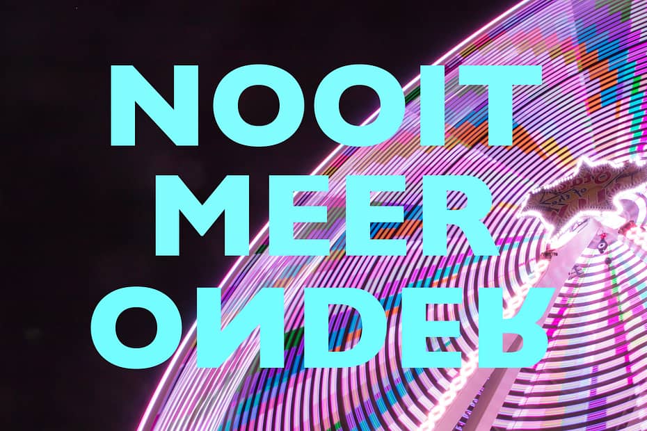 Nooit meer onder